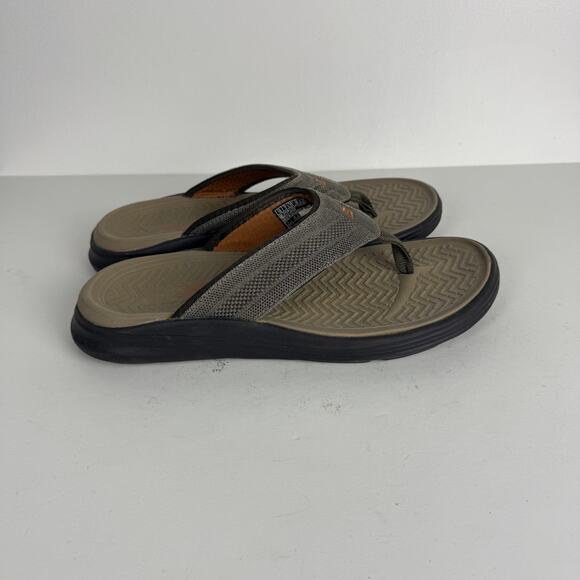 Skechers Relaxed Fit Sargo Point Vista Men’s Thong Sandals Flip Flops Sz 10 - Picture 7 of 7
